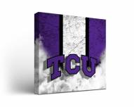 Texas Christian Horned Frogs Vintage Canvas Wall Art