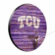 Texas Christian Horned Frogs Weathered Design Hook & Ring Game