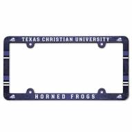 Texas Christian Horned Frogs License Plate Frame