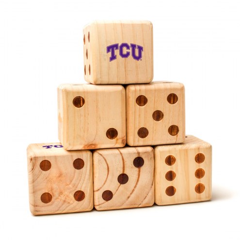 Texas Christian Horned Frogs Yard Dice