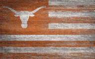 Texas Longhorns 11" x 19" Distressed Flag Sign