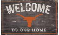 Texas Longhorns 11" x 19" Welcome to Our Home Sign