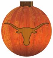 Texas Longhorns 12" Halloween Pumpkin Sign
