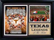 Texas Longhorns 12" x 18" Greats Photo Stat Frame