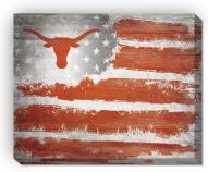 Texas Longhorns 16" x 20" Flag Canvas Print