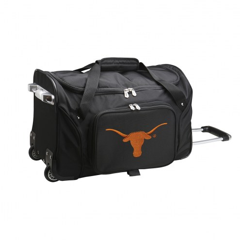 Texas Longhorns 22&quot; Rolling Duffle Bag