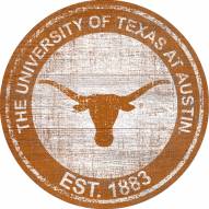 Texas Longhorns 24" Heritage Logo Round Sign