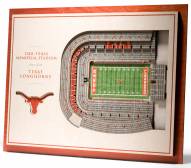 Texas Longhorns 5-Layer StadiumViews 3D Wall Art