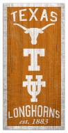 Texas Longhorns 6" x 12" Heritage Sign
