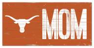 Texas Longhorns 6" x 12" Mom Sign