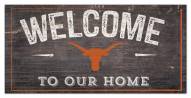 Texas Longhorns 6" x 12" Welcome Sign