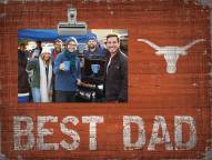Texas Longhorns Best Dad Clip Frame