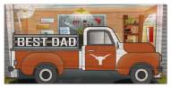 Texas Longhorns Best Dad Truck 6" x 12" Sign