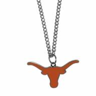Texas Longhorns Chain Necklace with Small Charm