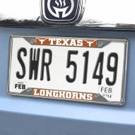 Texas Longhorns Chrome Metal License Plate Frame