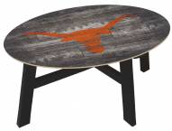 Texas Longhorns Distressed Wood Coffee Table