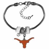 Texas Longhorns Euro Bead Bracelet