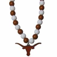 Texas Longhorns Fan Bead Necklace