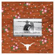 Texas Longhorns Floral 10" x 10" Picture Frame
