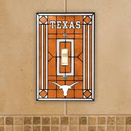 Texas Longhorns Glass Single Light Switch Plate Cover