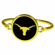 Texas Longhorns Gold Tone Bangle Bracelet
