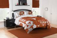 Texas Longhorns Hexagon Full/Queen Comforter & Shams Set