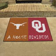 Texas Longhorns/Oklahoma Sooners House Divided Mat