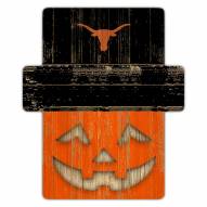 Texas Longhorns Pumpkin Cutout with Stake