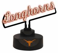 Texas Longhorns Script Neon Desk Lamp
