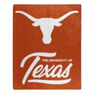Texas Longhorns Signature Raschel Throw Blanket