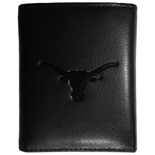 Texas Longhorns Embossed Leather Tri-fold Wallet