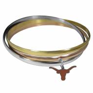 Texas Longhorns Tri-color Bangle Bracelet