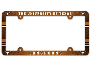 Texas Longhorns License Plate Frame