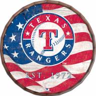 Texas Rangers 16" Flag Barrel Top