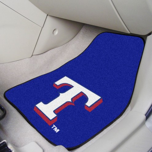 Texas Rangers 2-Piece Carpet Car Mats