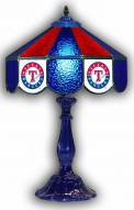 Texas Rangers 21" Glass Table Lamp