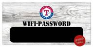 Texas Rangers 6" x 12" Wifi Password Sign