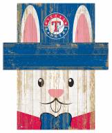 Texas Rangers 6" x 5" Easter Bunny Head