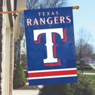 Texas Rangers Applique 2-Sided Banner Flag