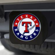 Texas Rangers Black Color Hitch Cover