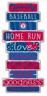 Texas Rangers Celebrations Stack Sign