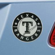Texas Rangers Chrome Metal Car Emblem