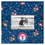 Texas Rangers Floral 10" x 10" Picture Frame