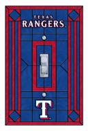 Texas Rangers Glass Single Light Switch Plate Cover