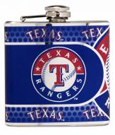 Texas Rangers Hi-Def Stainless Steel Flask