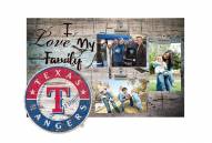 Texas Rangers I Love My Family Clip Frame
