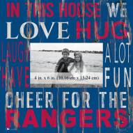 Texas Rangers In This House 10" x 10" Picture Frame