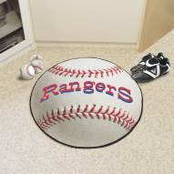Texas Rangers Baseball Rug