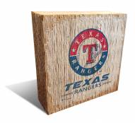 Texas Rangers Team Logo Block