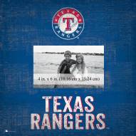Texas Rangers Team Name 10" x 10" Picture Frame